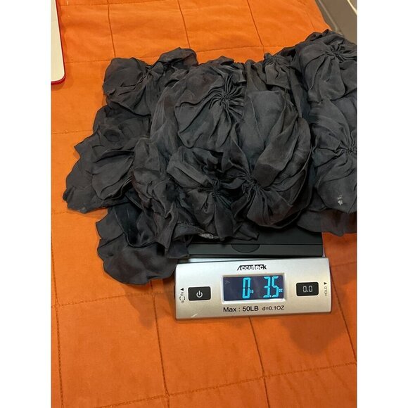 Rebecca Taylor Black 100% Silk V-NeckCocktail Mini Dress Women Size 2 - Picture 9 of 9